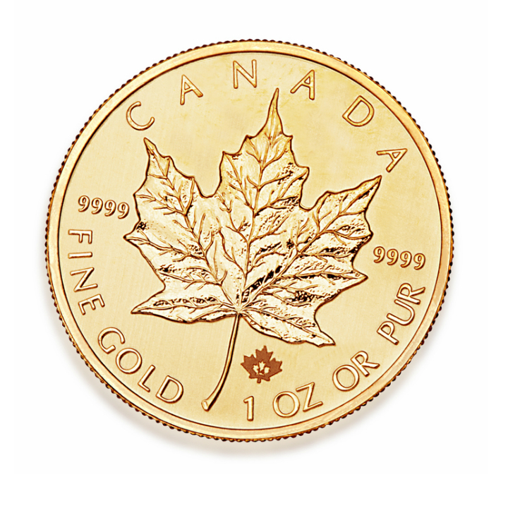 Kanadyjski Liść Klonowy 1 Uncja Złota